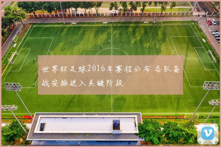 世界杯足球2016年赛程公布 各队备战安排进入关键阶段